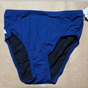 Women’s Captiva Small New Navy High Waist Swim Suit Bottom MSRP $54 NWT